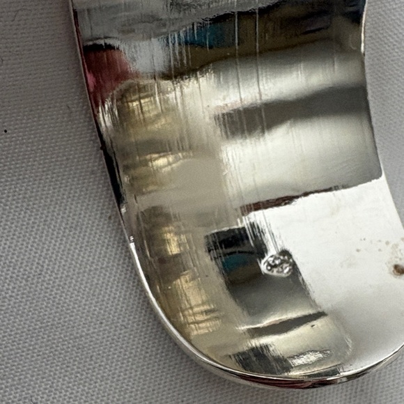 Premier Designs Retired Intricate Monte Carlo Silver Tone Cuff Bracelet - Picture 2 of 3